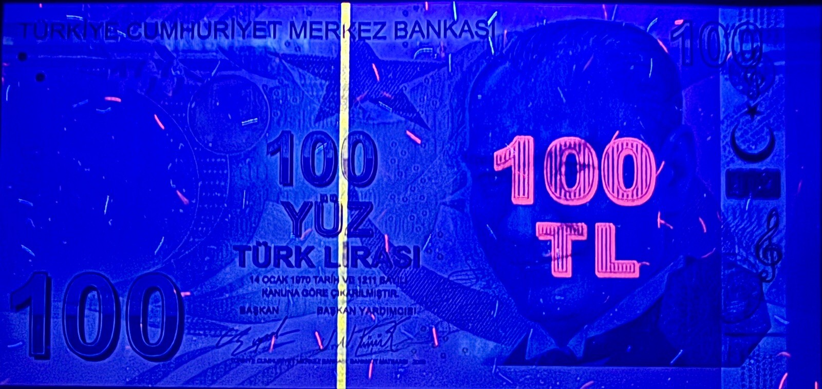Turkey 200, 100, 50, 20, 10, 5 Lira Banknote 6 Pcs SET 2009 (2020) ND, UNC NEW7