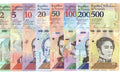 Venezuela 2,5,10,20,50,100,200,500 Bolivares, 2018 FULL SET, 8 Pcs UNC Banknotes0