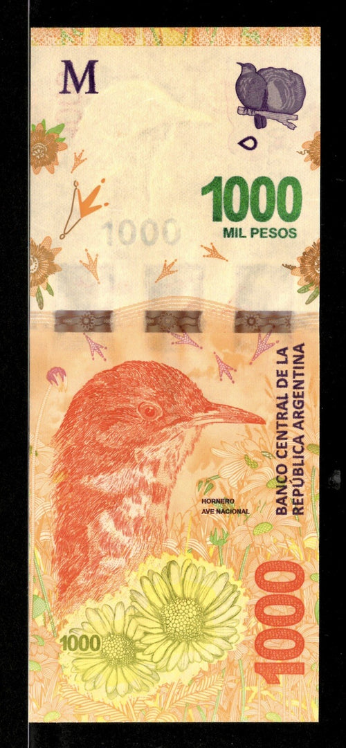 Argentina 1000 Pesos Banknote ND 2017, P-366a New Design UNC1