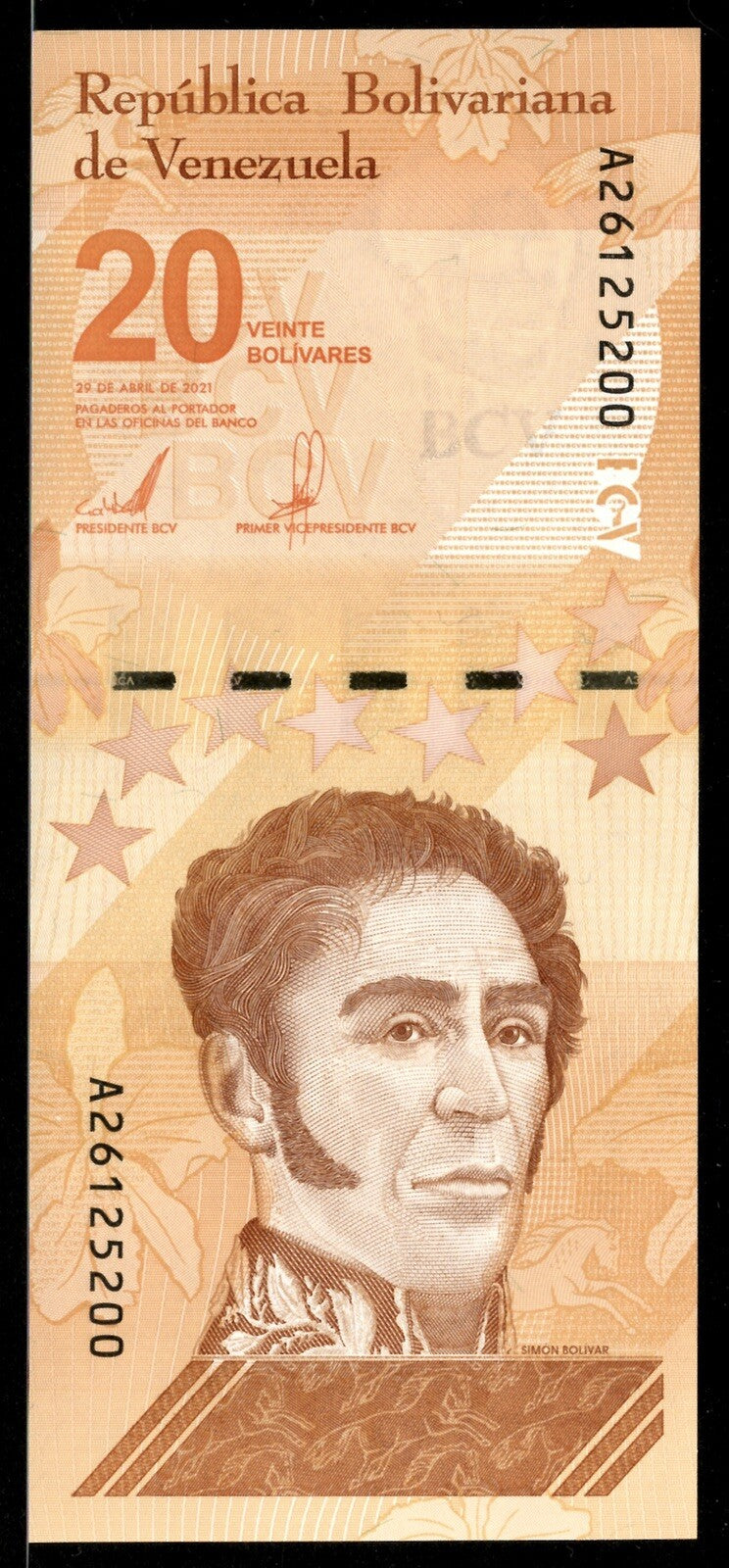 Venezuela 20 Digitales 2021 qty 20 UNC 20 million bolivars soberano *NEW* P-1172