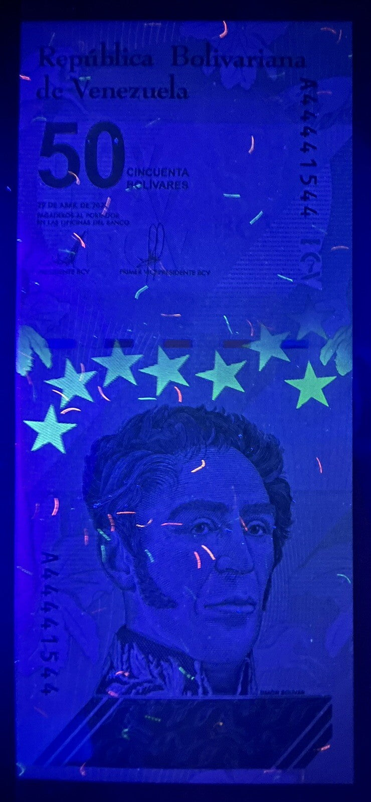 Venezuela 50 Digitales 2021 qty 10 Cir 50 million bolivar USA6