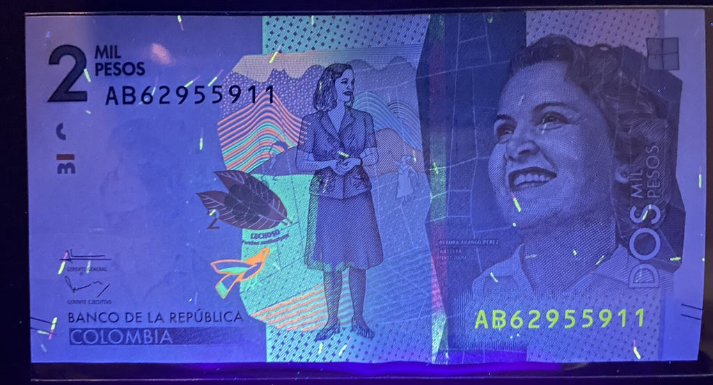 Colombia 5000, 2000, 1000 Pesos 3 Pcs set 2015 Banknote UNC New6