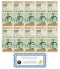 VENEZUELA 500 DIGITALES 2023 qty 10 UNC 500 million bolivar soberano New USA0