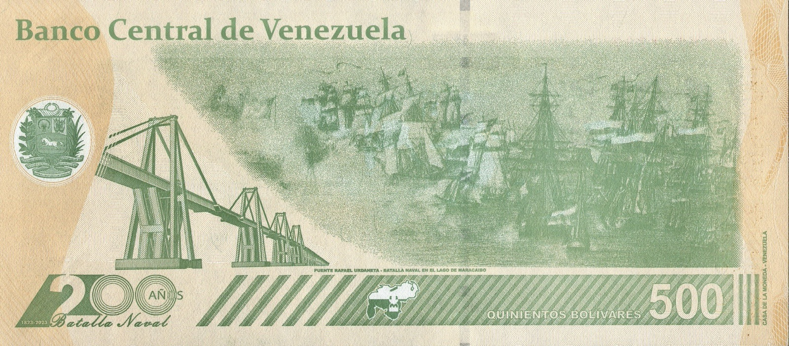 VENEZUELA 500 DIGITALES 2023 Qty 25 UNC 500 million bolivar soberano  New USA4