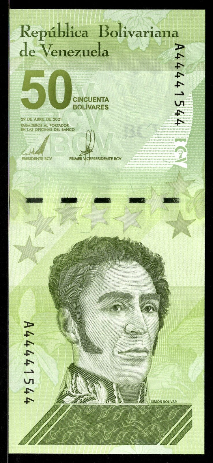Venezuela 50 Digitales 2021 qty 10 UNC 50 million bolivars *NEW* USA COA4
