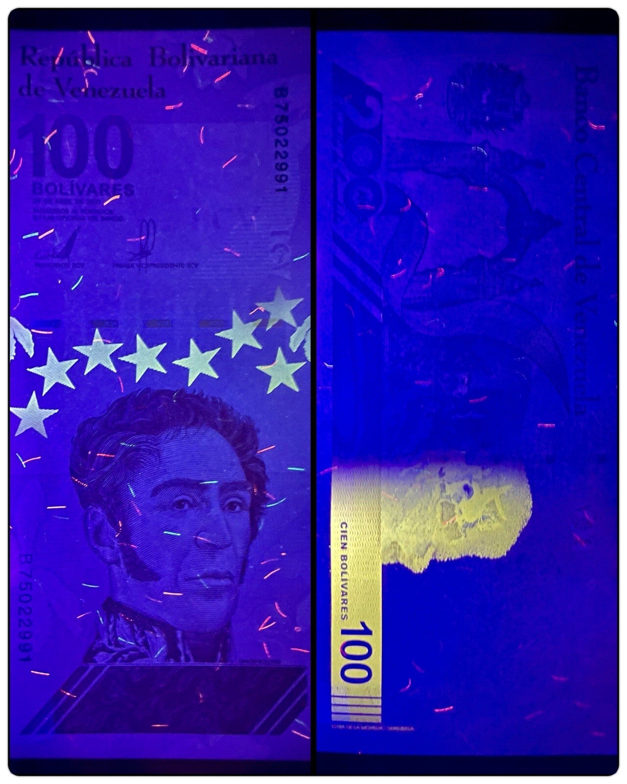 VENEZUELA 100 DIGITALES qty 10 2021 Cir 100 million bolivar USA1