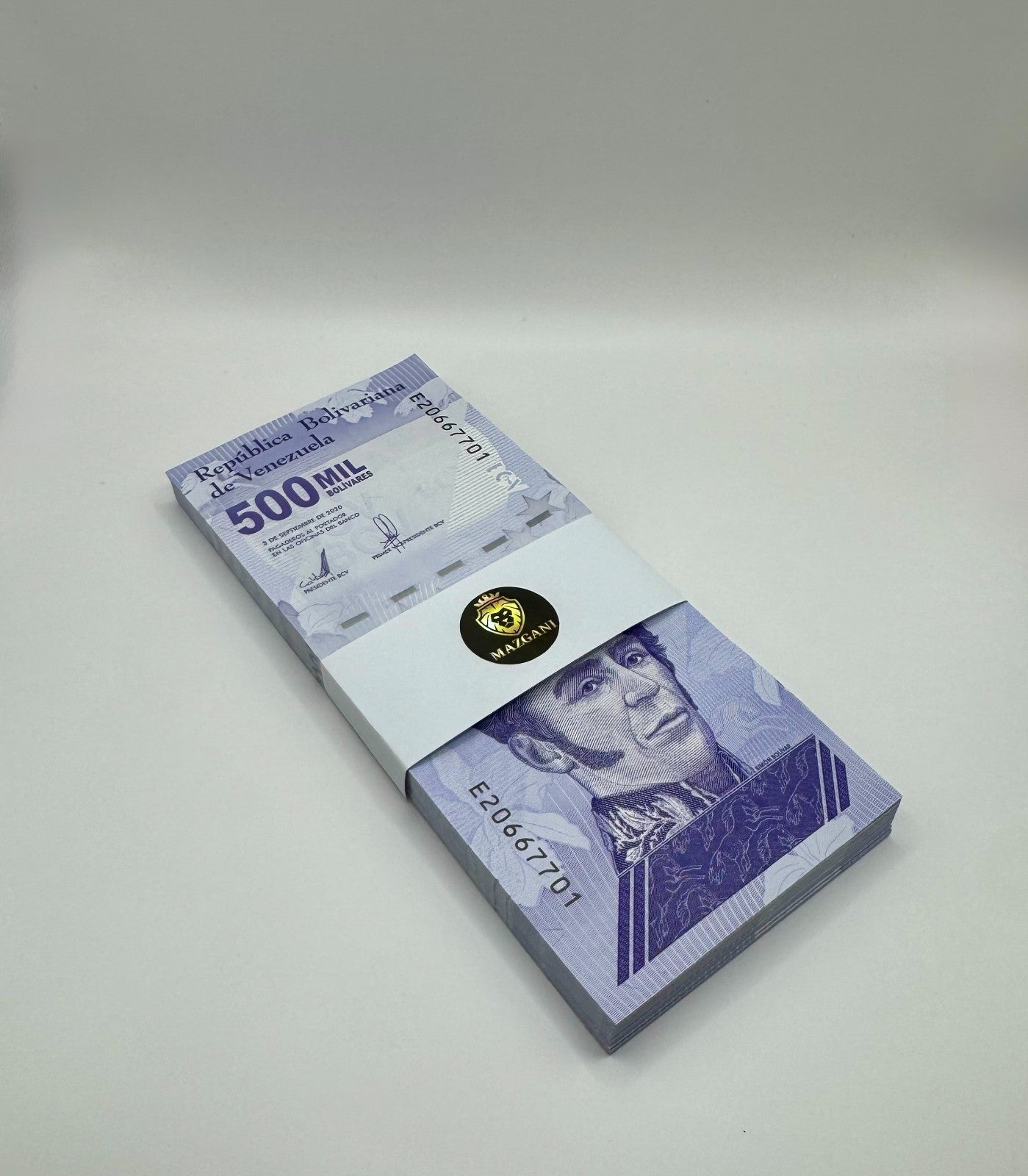 Venezuela 500 Mil Bolivar Soberano 2020 UNC qty 100 Pcs Full Bundle New1