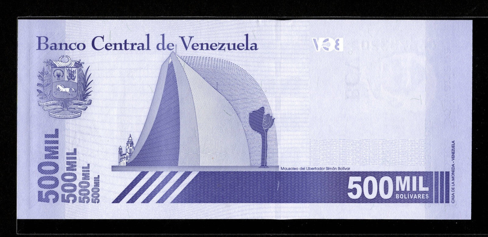 Venezuela 500000 Bolivares UNC qty 1000, full Brick5