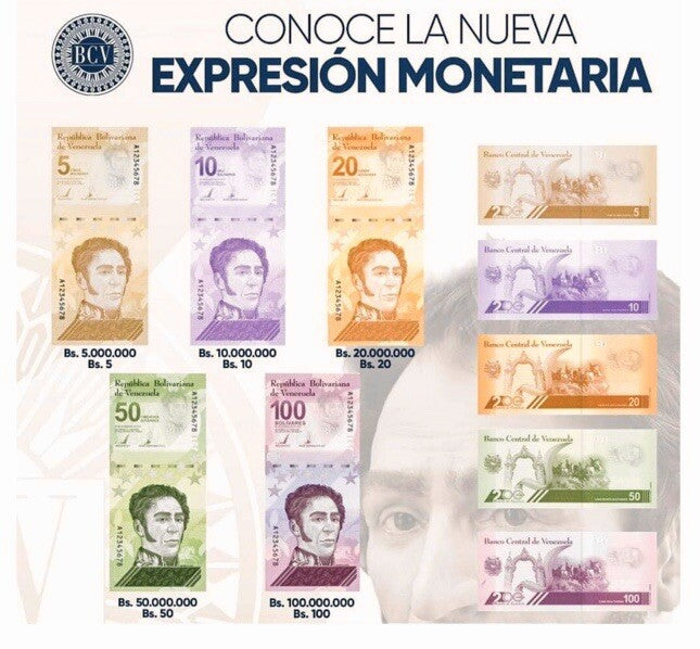 Venezuela 20 Digitales 2021 qty 25 UNC 20 million bolivars soberano P-117 USA6