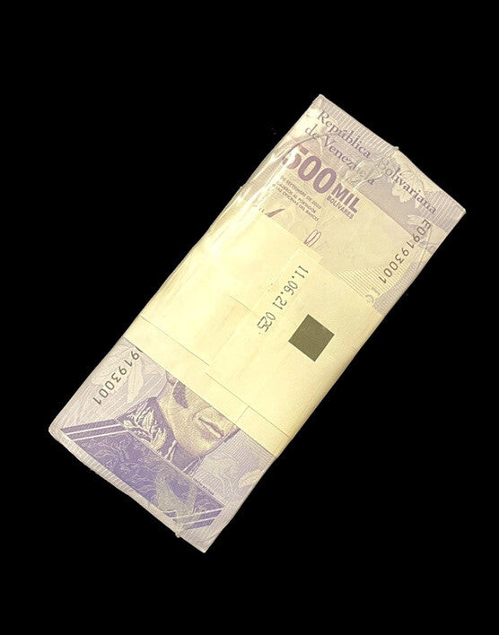 Venezuela 500000 Bolivares UNC qty 1000, full Brick1