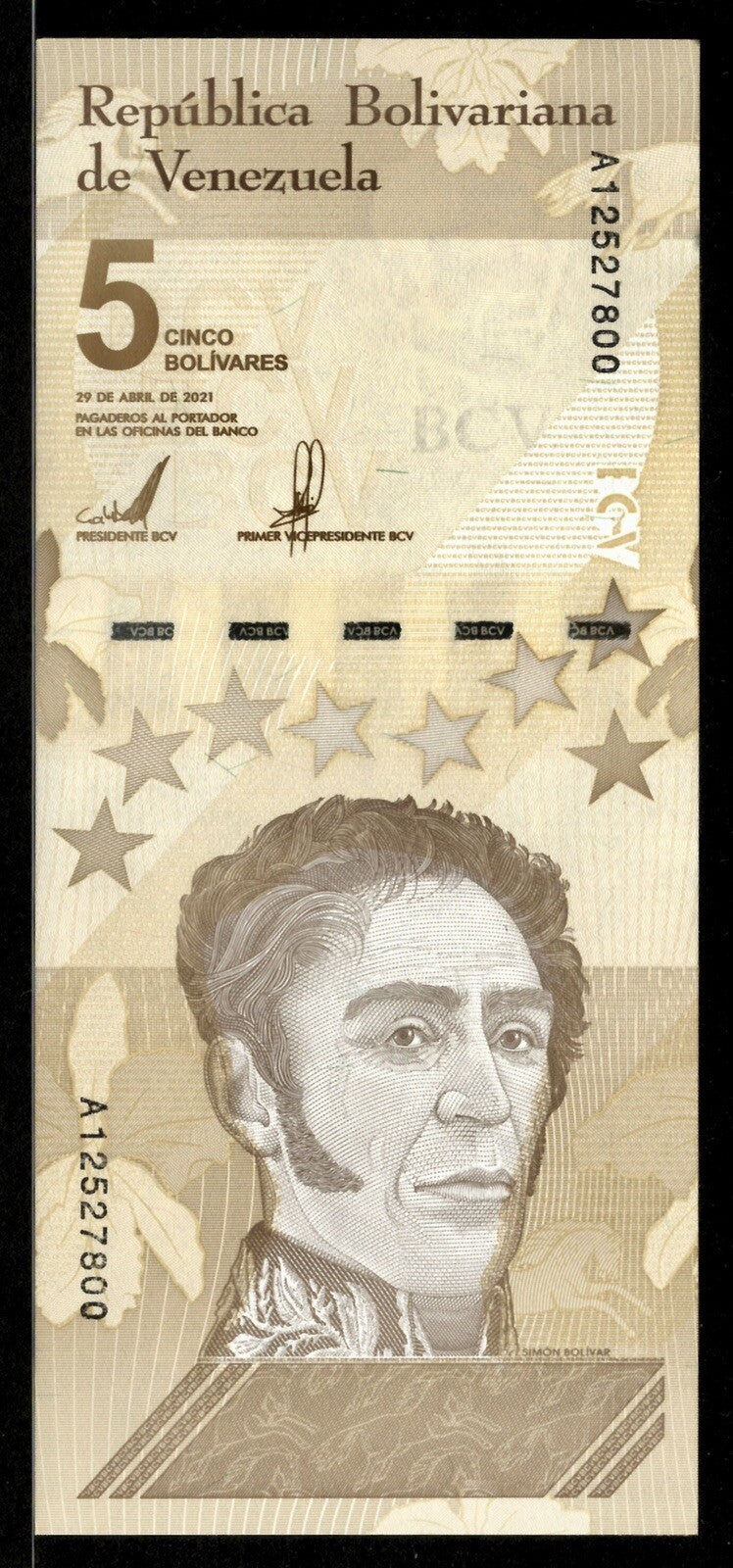 Venezuela 5 Digitales banknotes 2021 qty 20 UNC 5 million bolivars New COA2