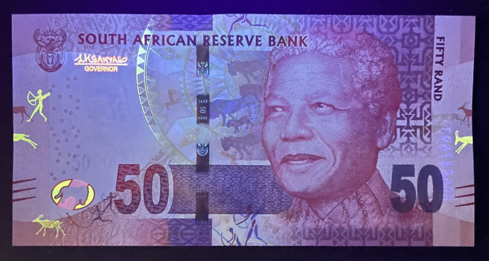 SET ; South Africa, 10, 20, 50 Rand, ND 2013 - 2018 UNC Banknote Nelson Mandela3
