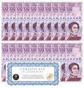 Venezuela 100 Digitales 2021 qty 30 UNC 100 million bolivars New0