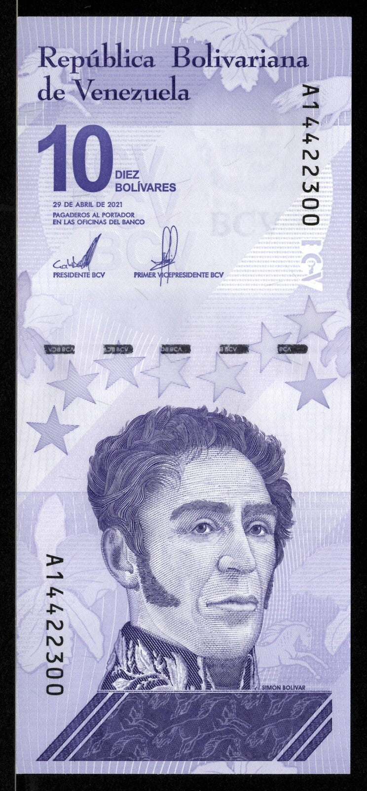 VENEZUELA 10 DIGITALES 2021 qty 20 UNC 10 million bolivar soberano COA NEW USA1