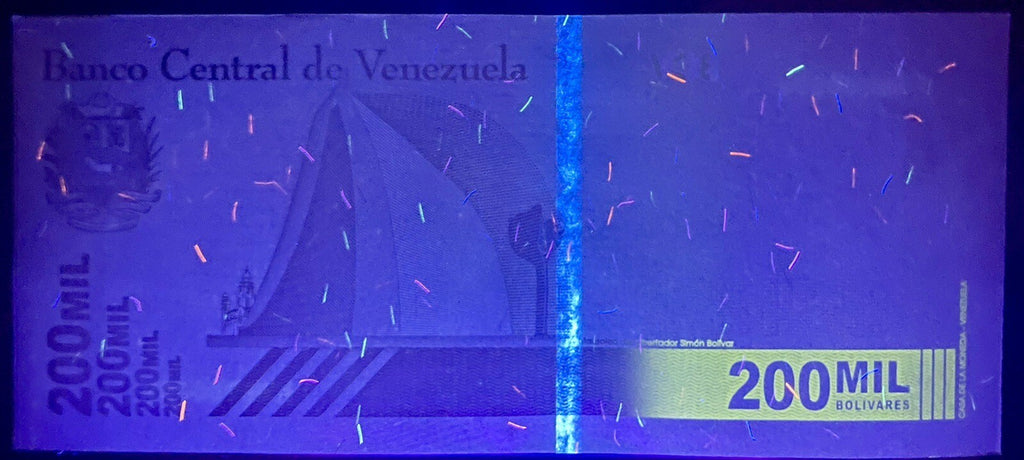 Venezuela 200000 Bolivar Soberano qty 25 2020 UNC 5 Million Bolivar total New6
