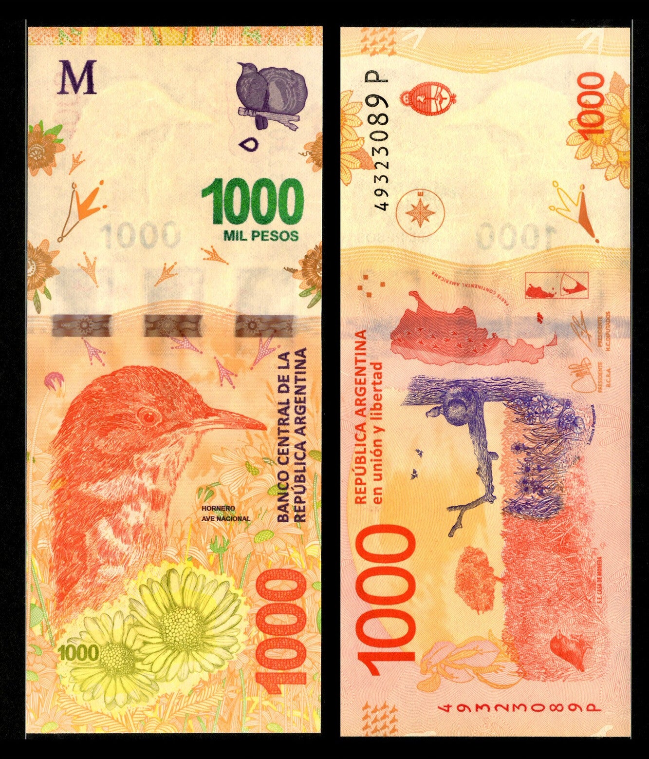 Argentina 1000 Pesos Banknote ND 2017, P-366a New Design UNC0