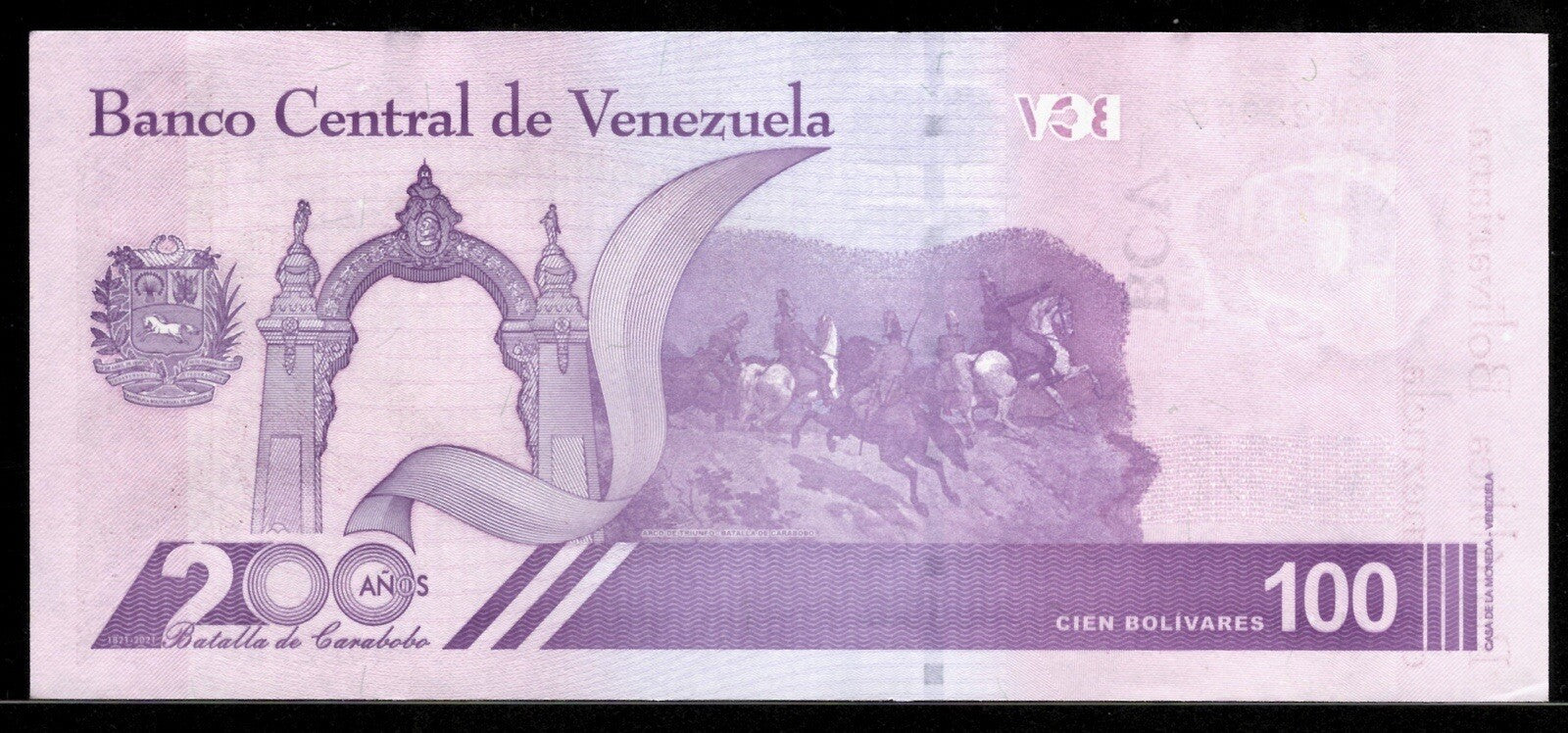VENEZUELA 100 DIGITALES qty 10 2021 Cir 100 million bolivar USA2