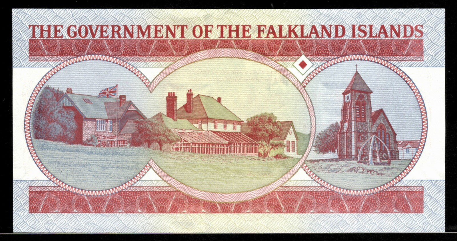 Falkland Islands 5 £ Pounds, 2005, British Administration P-17a, UNC QEII3