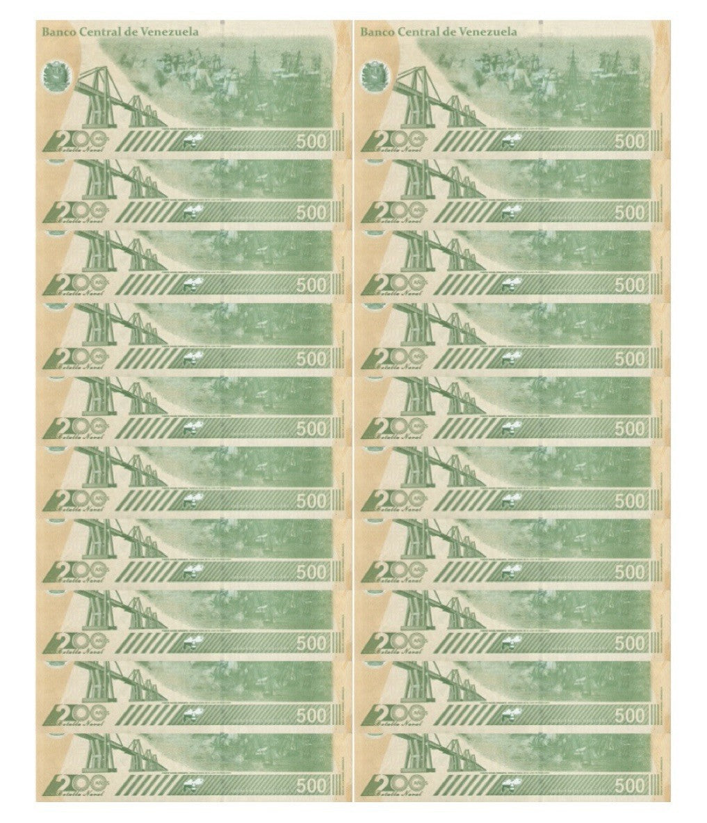 VENEZUELA 500 DIGITALES 2023 Qty 25 Cir. 500 million bolivar soberano USA6