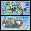Fiji 7 Dollars Banknote , 2016/17, ND P-120 UNC, Commemorative0
