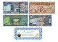 Iraq 5000 1000 500 250 Dinar Banknotes set UNC (6,750 IQD Total) New COA USA0