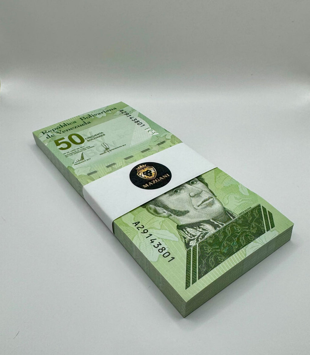 Venezuela 50 Digitales 2021 qty 50 UNC 50 million bolivar 1/2 bundle New USA1