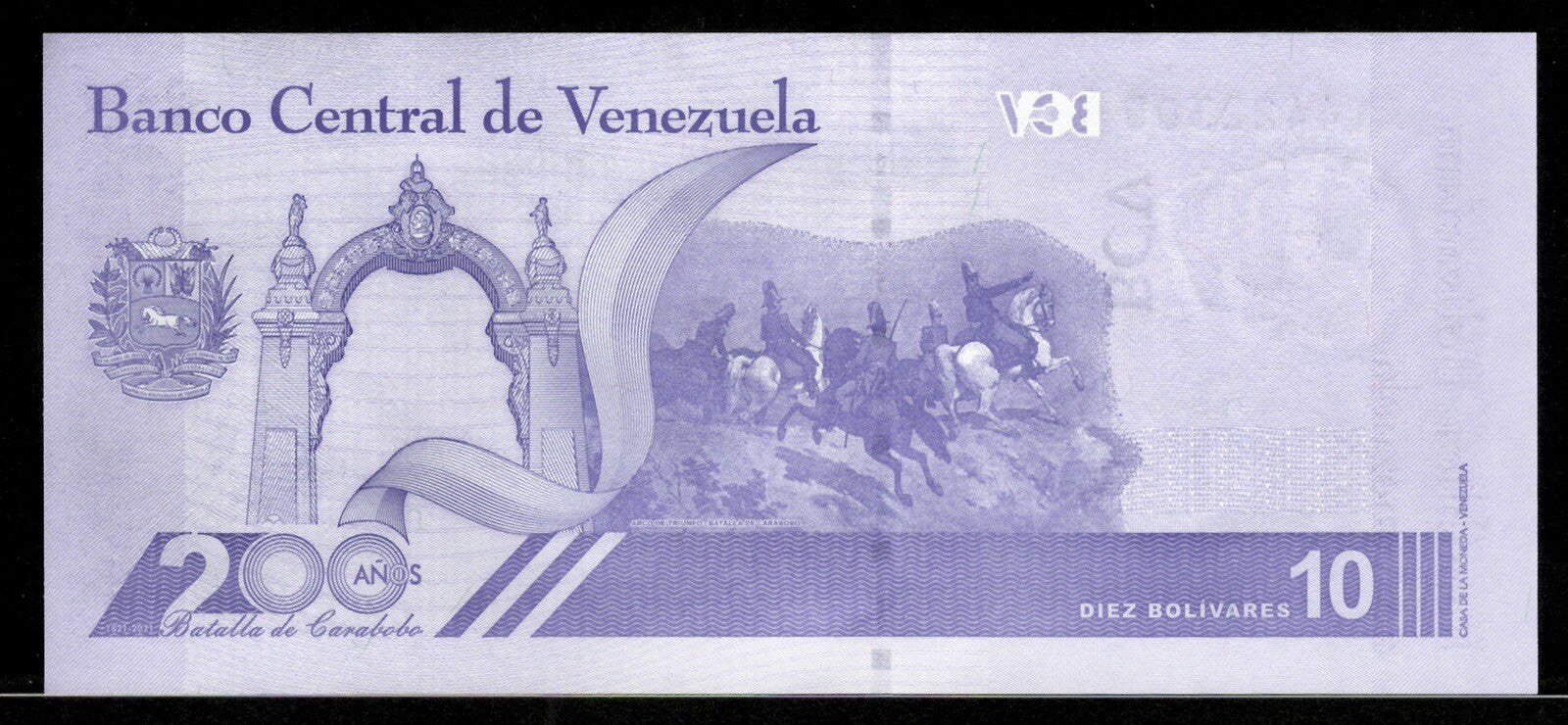 VENEZUELA 10 DIGITALES 2021 qty 20 UNC 10 million bolivar soberano COA NEW USA3