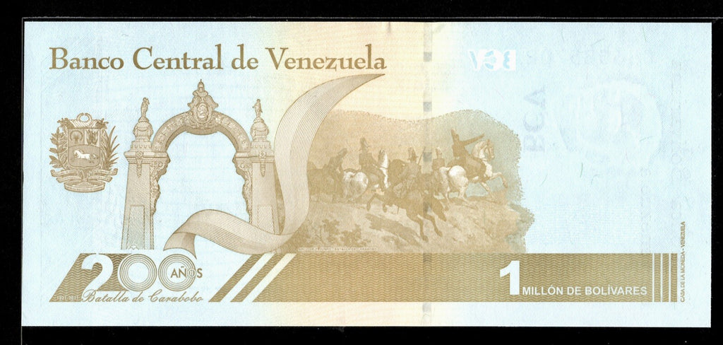Venezuela 1 Million (1,000,000) Bolivar Soberano 2020 UNC X 10 PCS bundle New6