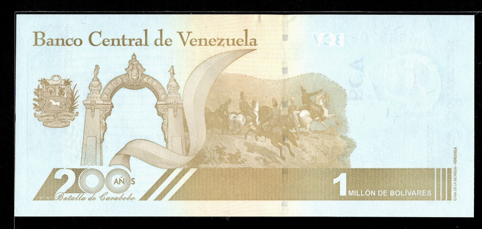 Venezuela 1 Million (1,000,000) Bolivar Soberano 2020 UNC X 10 PCS bundle New6