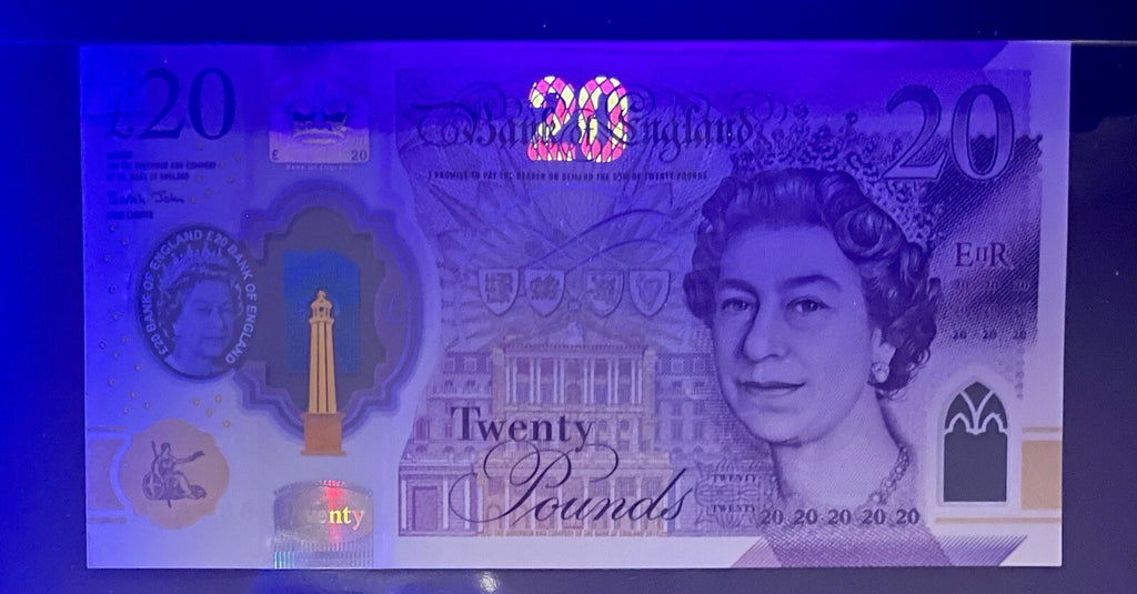 UK Great Britain British 20 pounds  2018 QEII Polymer Cir2
