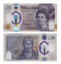 UK Great Britain British 20 pounds  2018 QEII Polymer Cir0