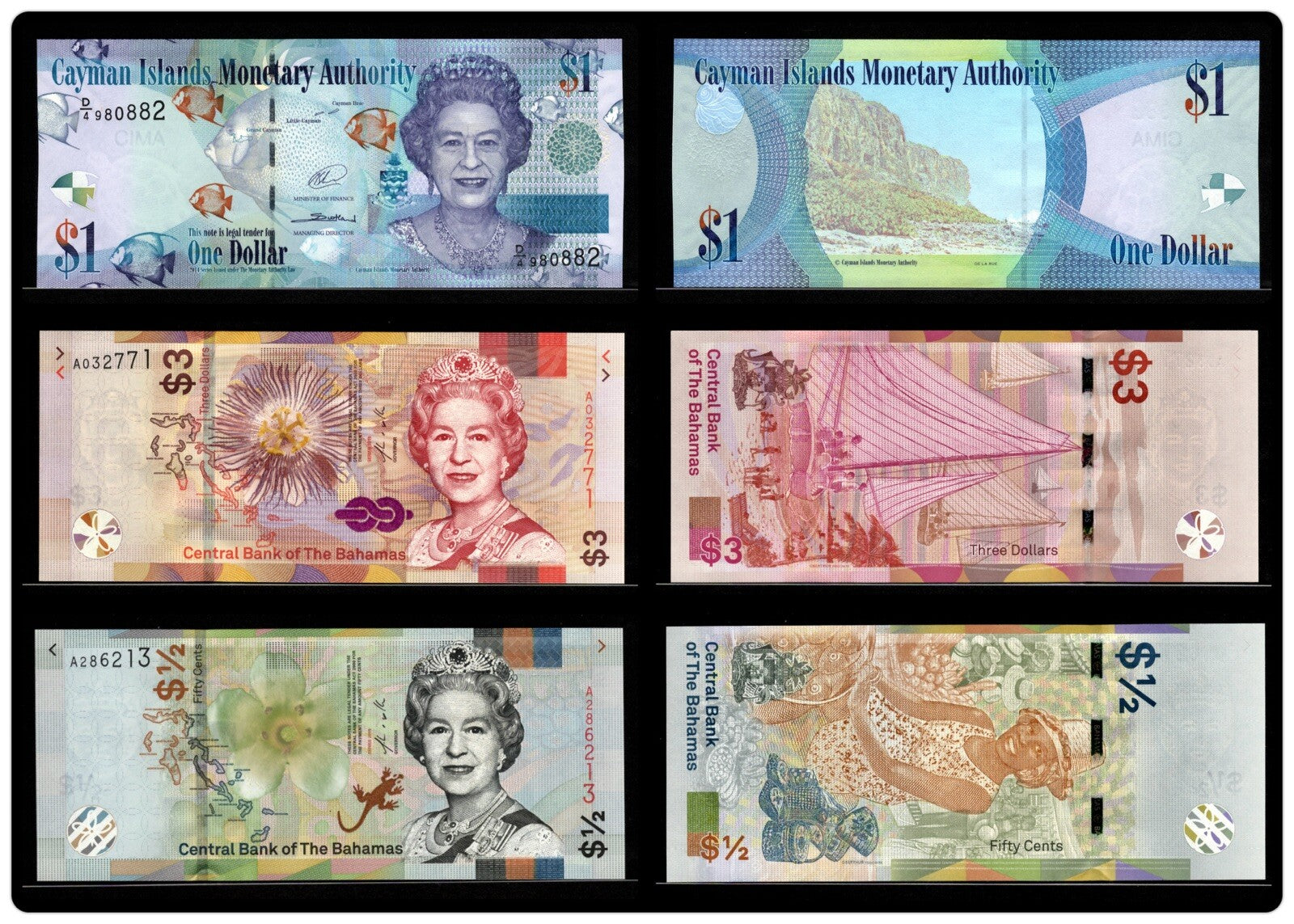 Queen Elizabeth II, 23 PCs Banknote/Coin Album Set, UNC Currency Gift Set8