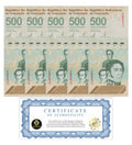 VENEZUELA 500 DIGITALES 2023 qty 5 Cir. 500 million bolivar soberano USA0