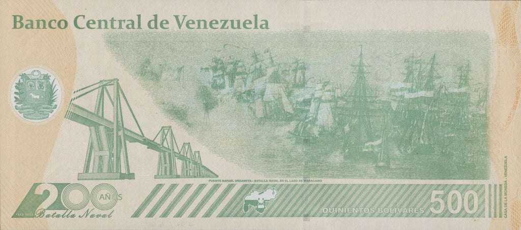 VENEZUELA 500 DIGITALES 2023 qty 5 Cir. 500 million bolivar soberano USA3
